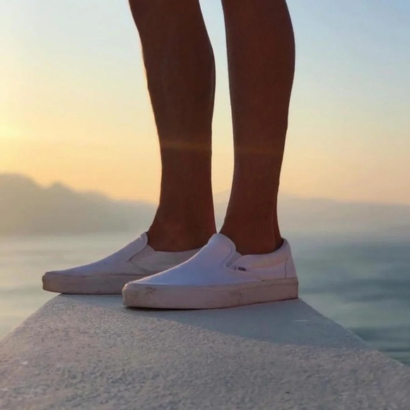 Vans Classic Slip-On light pink Classics sneakers size 6.5 - Picture 1 of 7